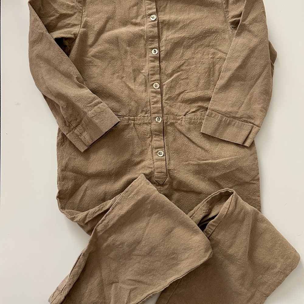 Zara linen blend jumpsuit
